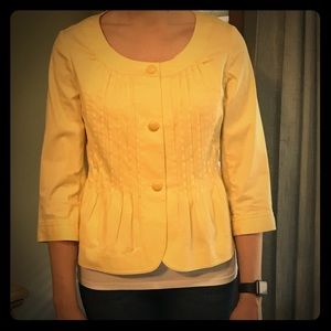 Light yellow Talbots jacket. NWOT